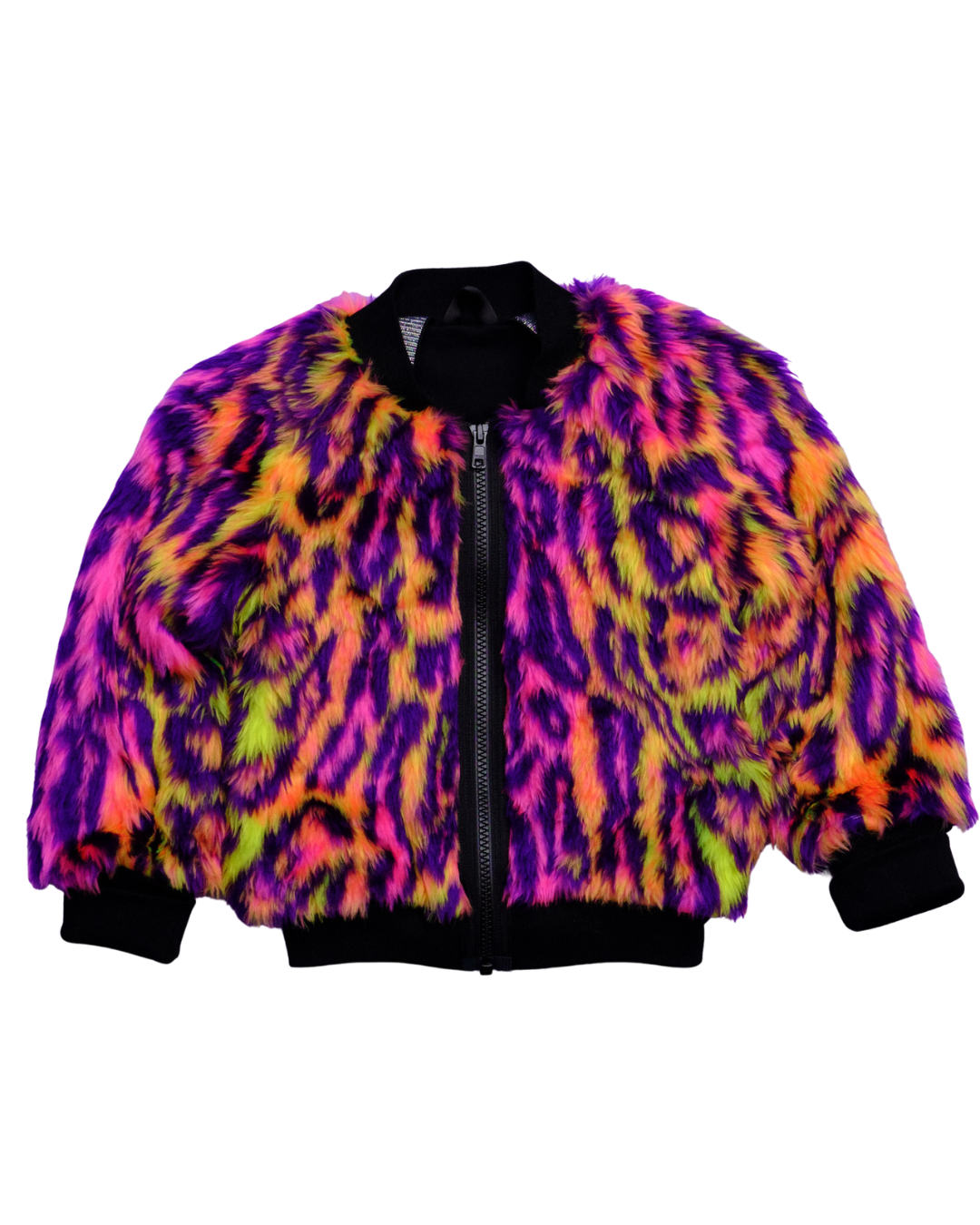Jungle Boogie Bomber Jacket by Raising Ravers - Leopard Print, Ages 0-12