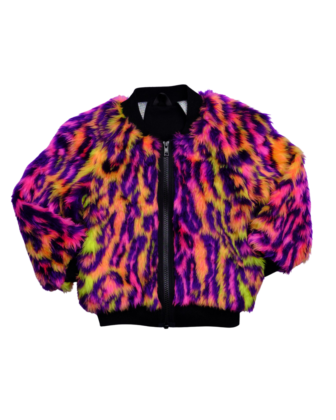 Jungle Boogie Bomber Jacket by Raising Ravers - Leopard Print, Ages 0-12