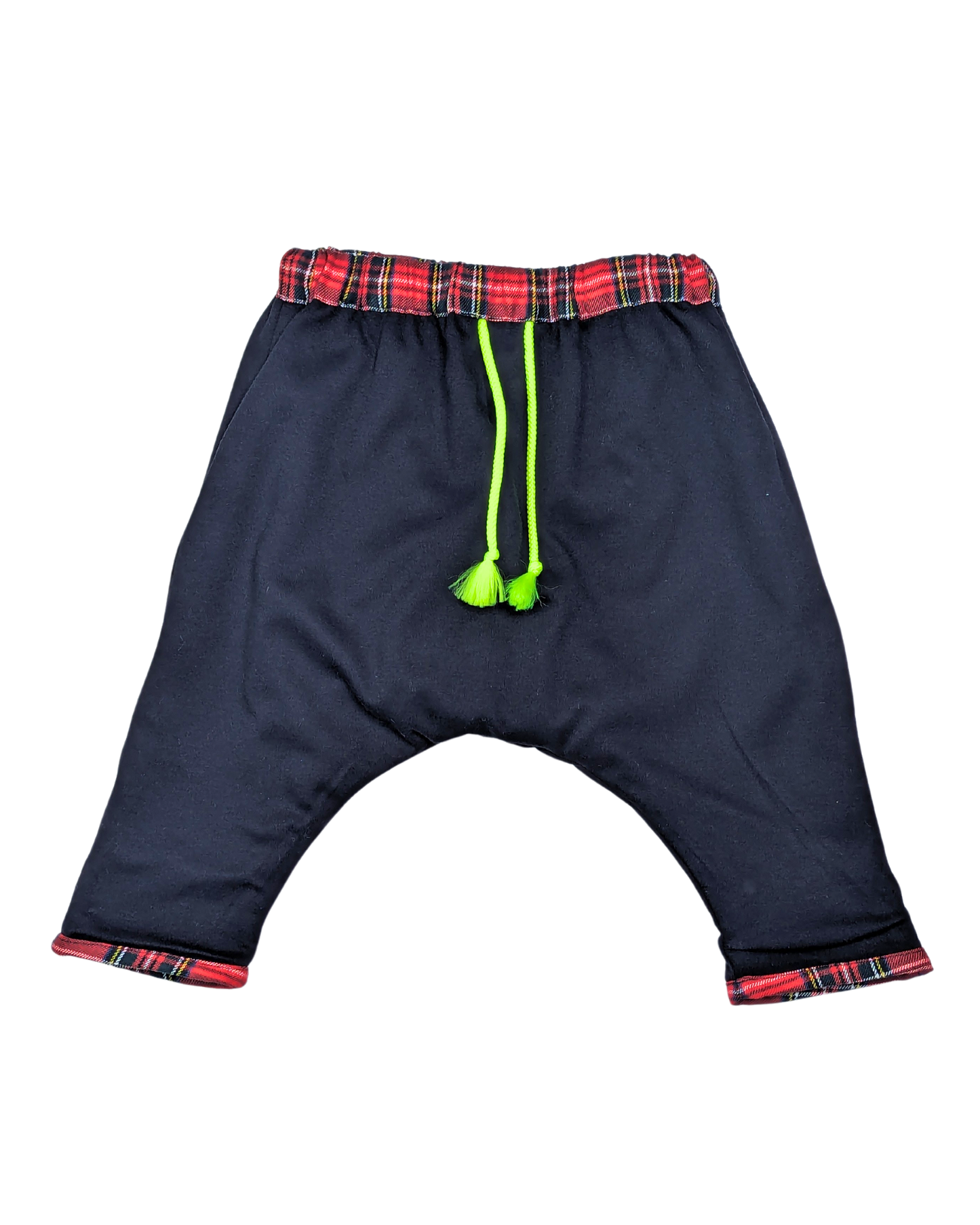 Nardwuar Rave Pant by Raising Ravers - Tartan Pattern, Ages 0-2 Years