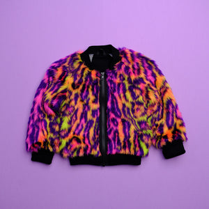 Ready to ship - Jungle Boogie - Leopard Bomber Jacket