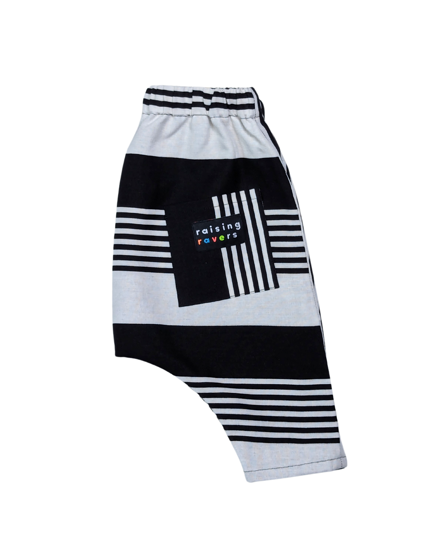 Made to Order - The Selecter Rave Pant by Raising Ravers - Striped Cotton Mix, Ages 0-2 Years