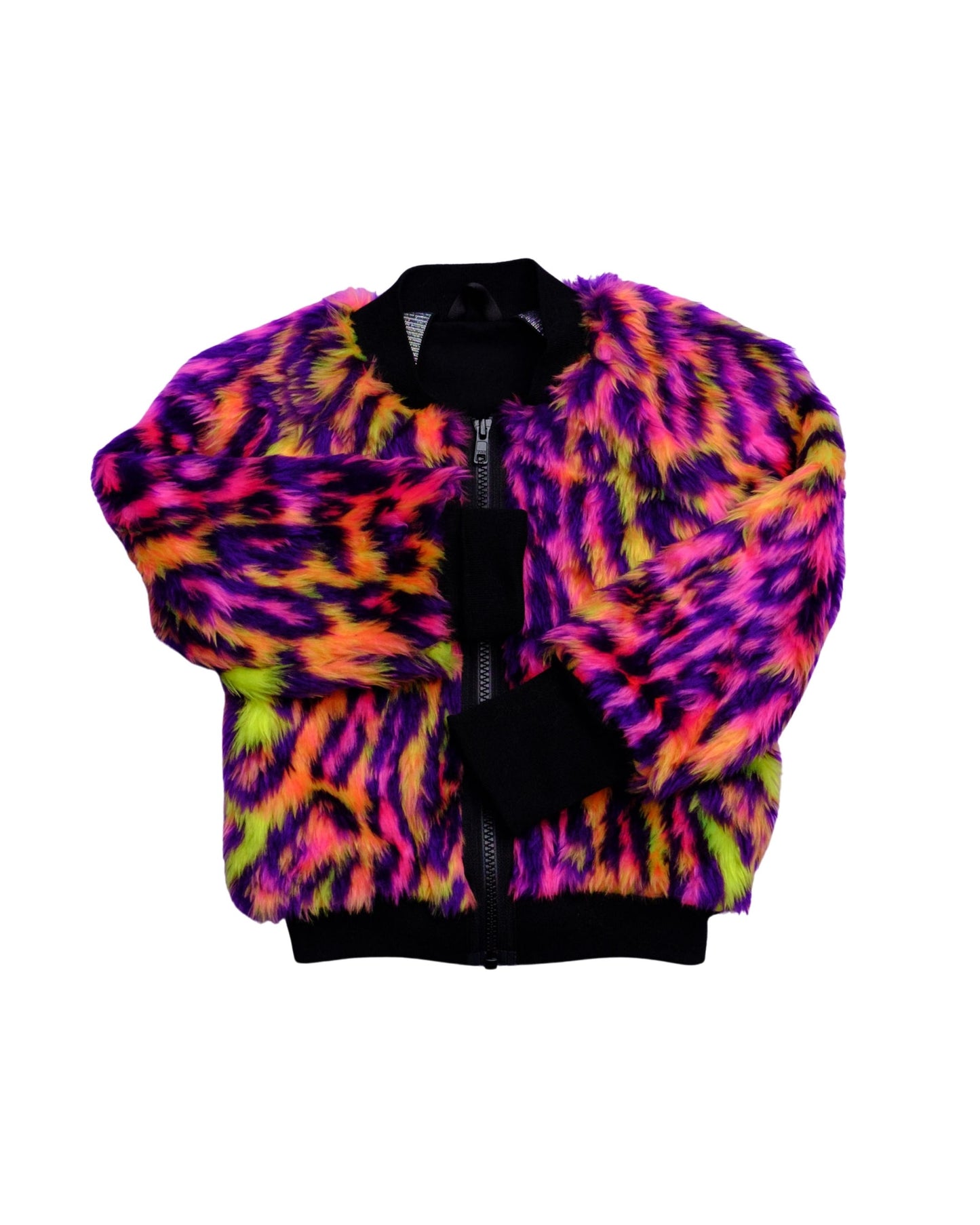 Jungle Boogie Bomber Jacket by Raising Ravers - Leopard Print, Ages 0-12