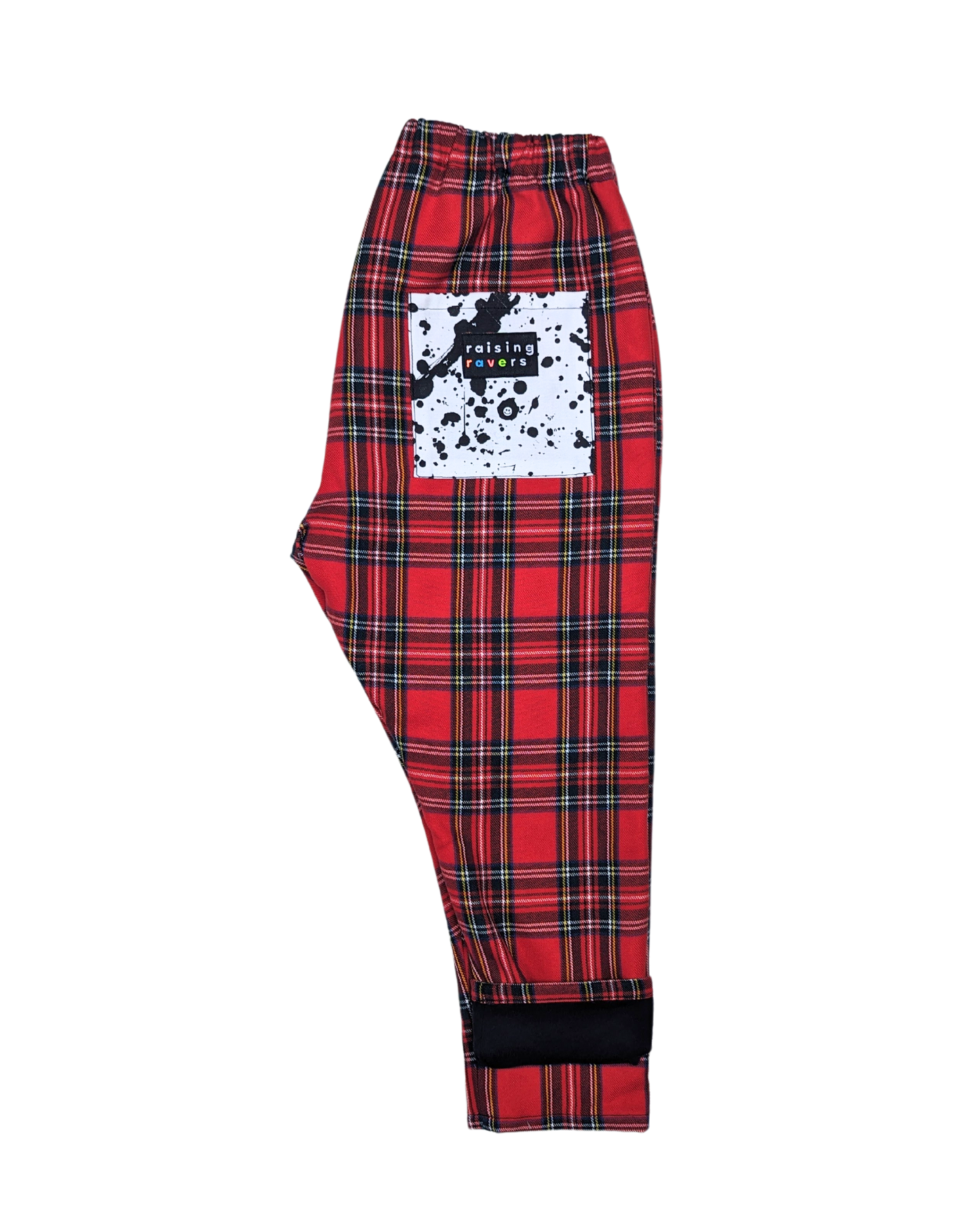 Nardwuar Rave Pant by Raising Ravers - Tartan Pattern, Ages 2-12 Years