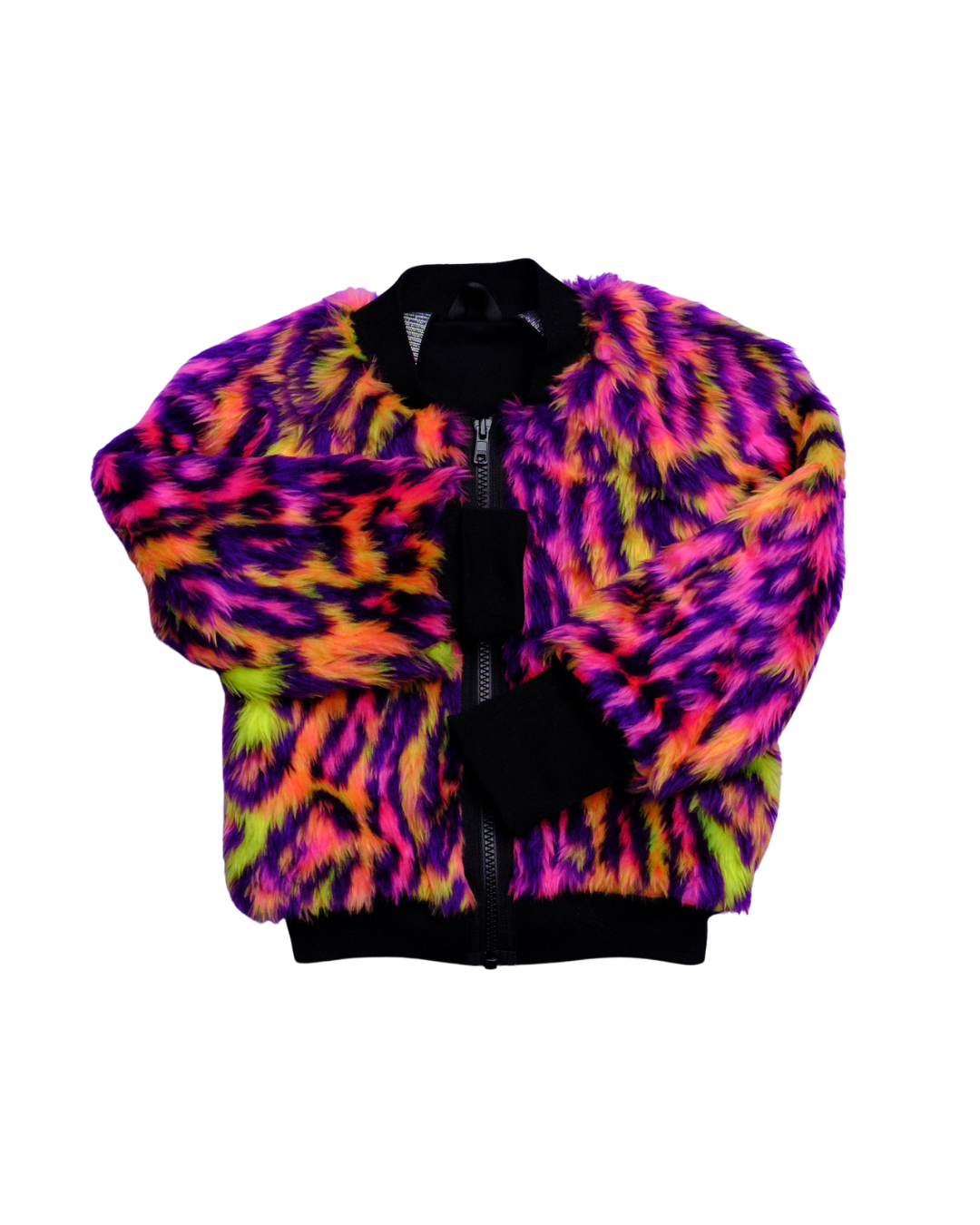 Jungle Boogie Bomber Jacket by Raising Ravers - Leopard Print, Ages 0-12