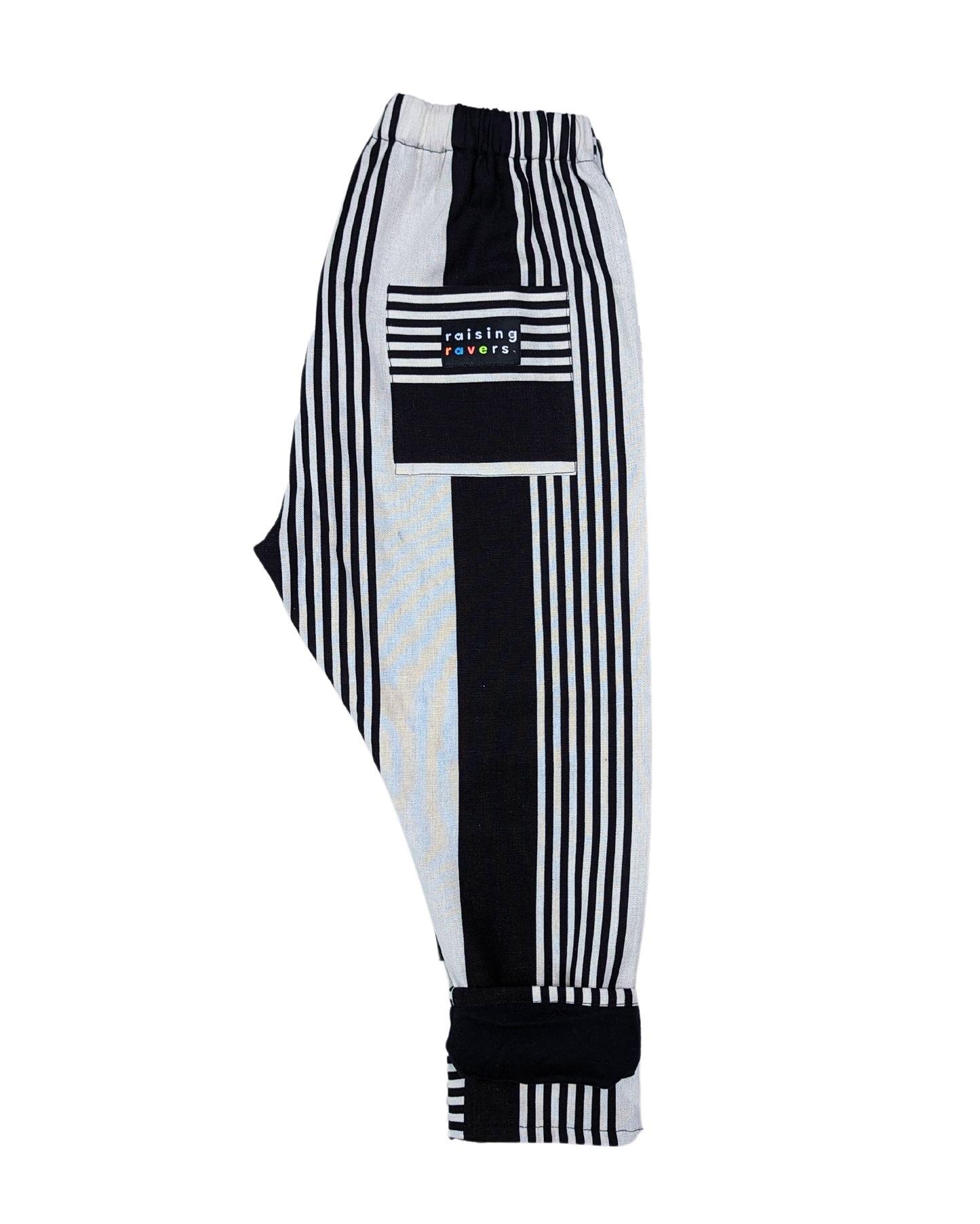 Made to Order - The Selecter Rave Pant by Raising Ravers - Striped Cotton Mix, Ages 2-12 Years