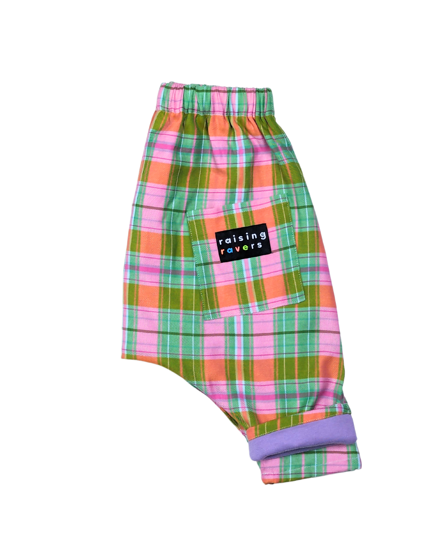 Electric Picnic Rave Pant by Raising Ravers - Neon Colours, Ages 0-2 Years