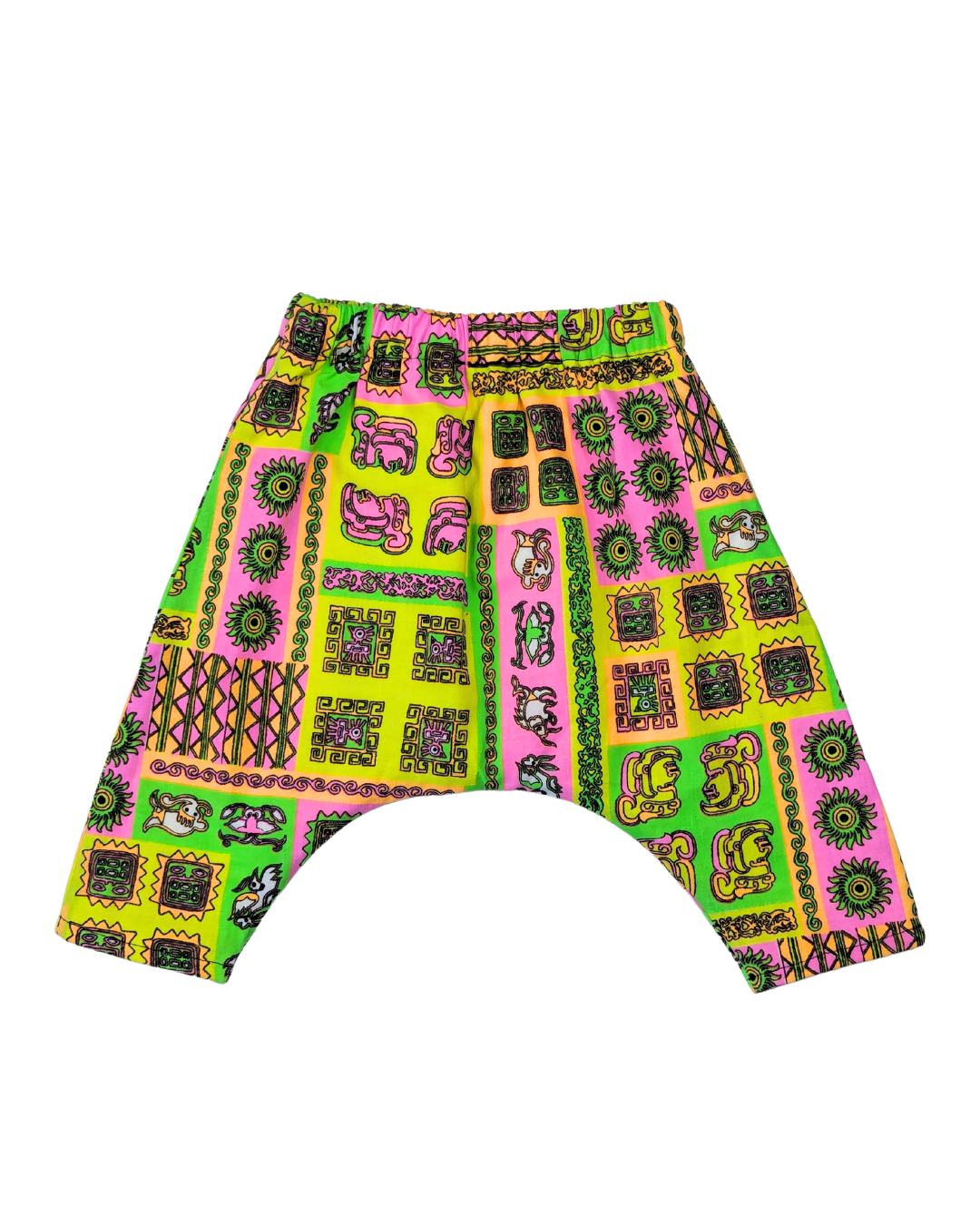 Made to Order - Aztec Camera Rave Pant by Raising Ravers - Bright Colours, Ages 0-2 Years