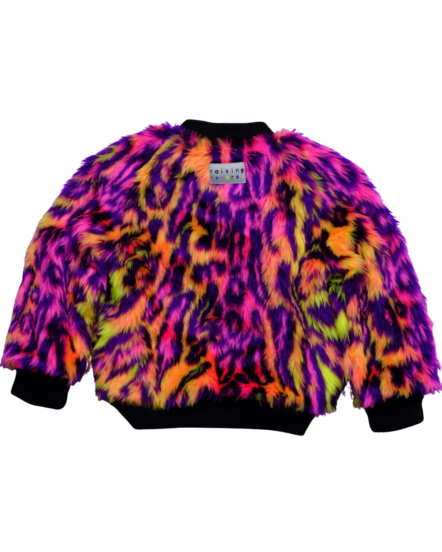 Jungle Boogie Bomber Jacket by Raising Ravers - Leopard Print, Ages 0-12