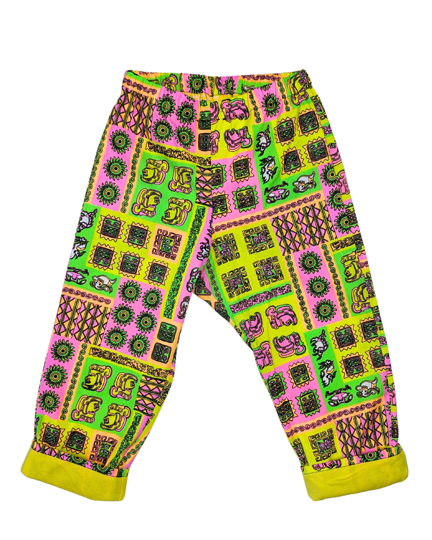 Aztec Camera Rave Pant by Raising Ravers - Bright Colours, Ages 2-12 Years