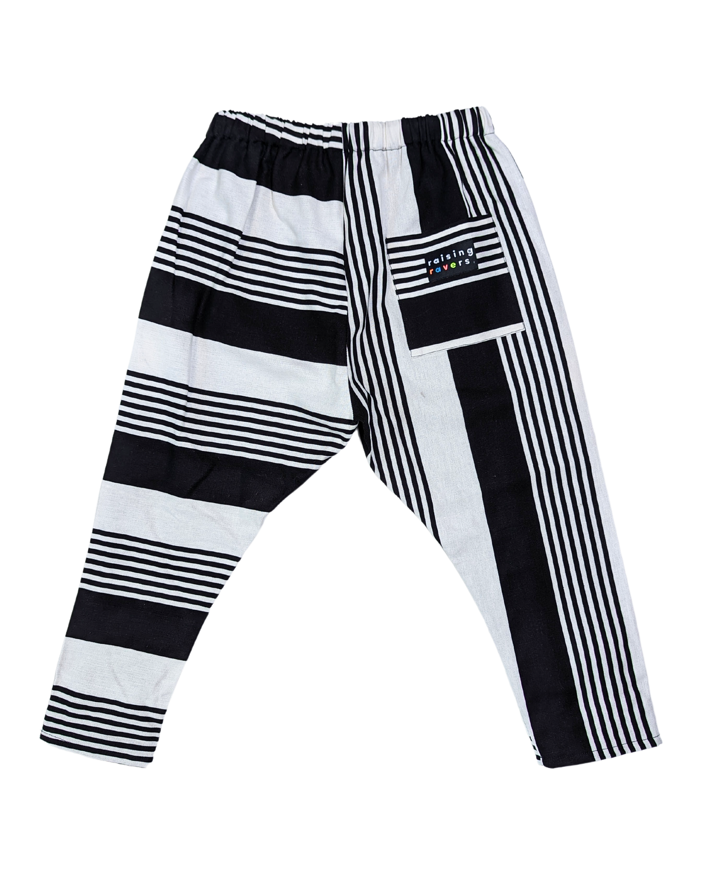 Made to Order - The Selecter Rave Pant by Raising Ravers - Striped Cotton Mix, Ages 2-12 Years