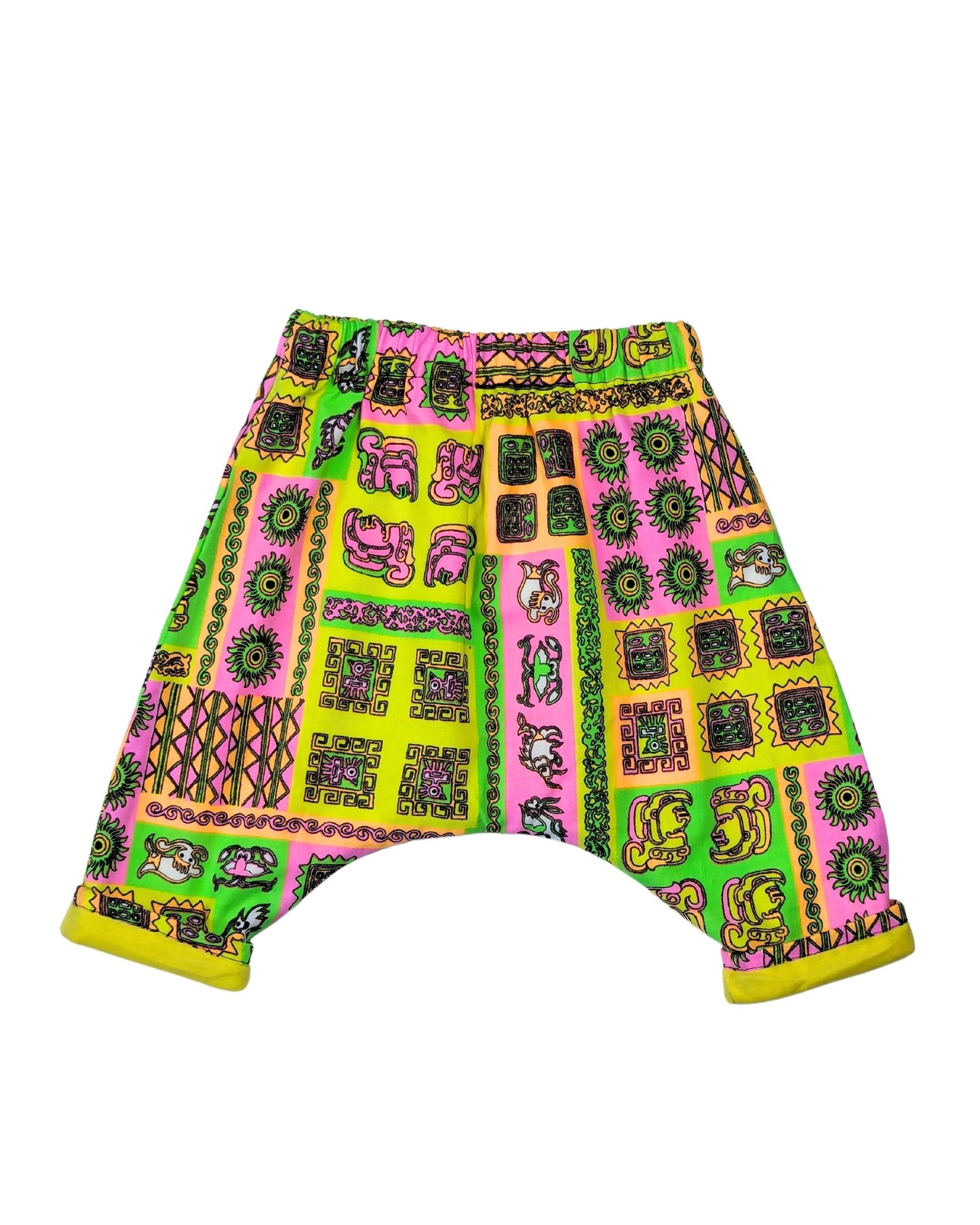 Aztec Camera Rave Pant by Raising Ravers - Bright Colours, Ages 0-2 Years
