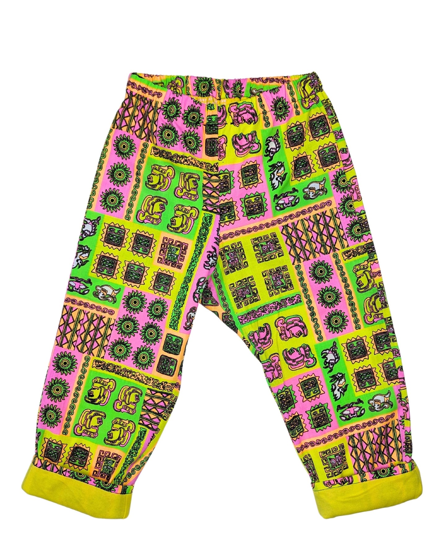 Aztec Camera Rave Pant by Raising Ravers - Bright Colours, Ages 2-12 Years