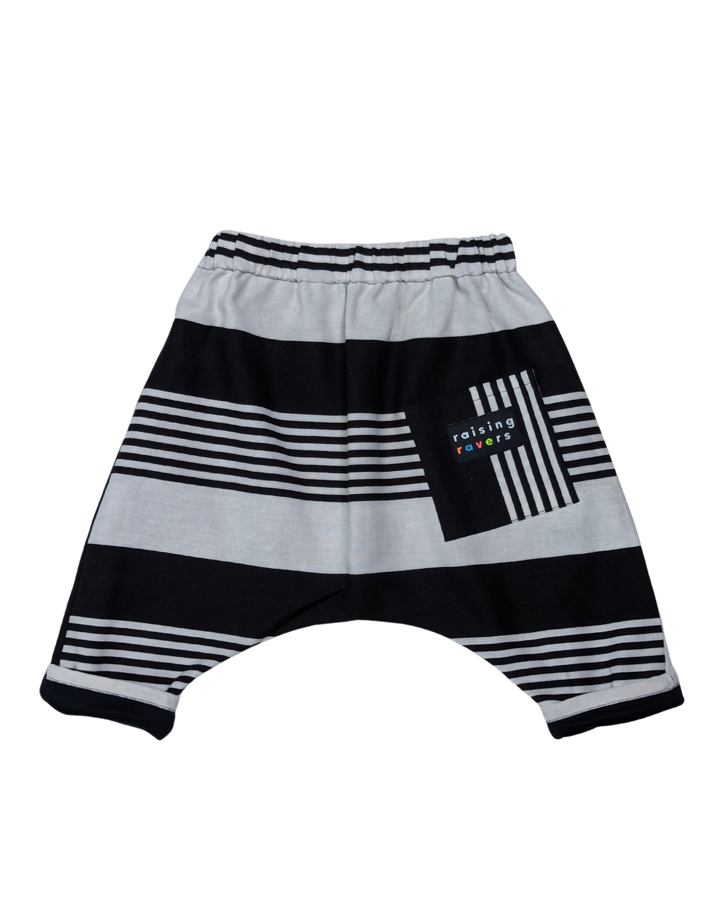 Made to Order - The Selecter Rave Pant by Raising Ravers - Striped Cotton Mix, Ages 0-2 Years