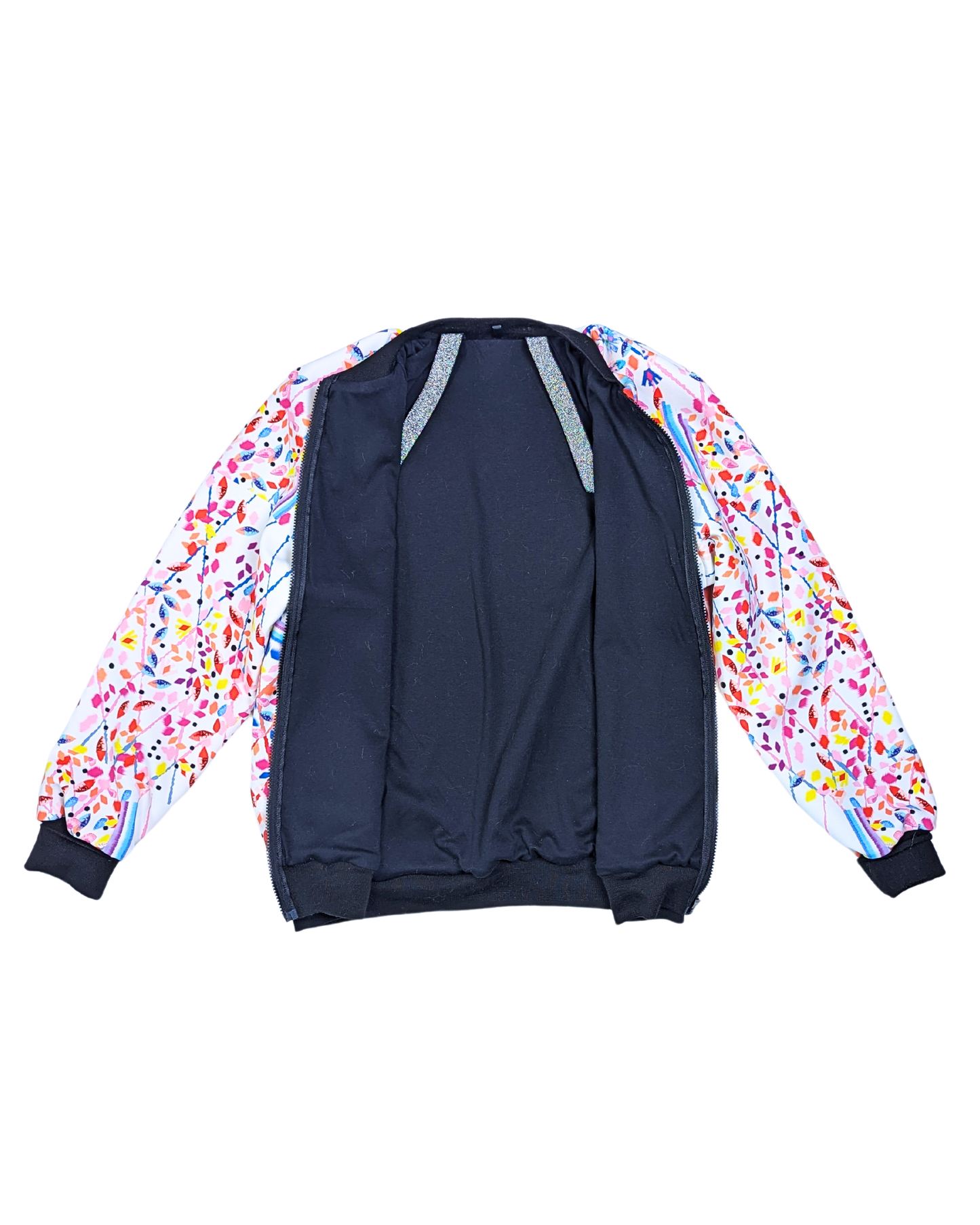 MADE TO ORDER - WHITE JEWEL Adult Bomber Jacket