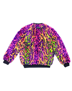 MADE TO ORDER - LEOPARD - Adult Bomber Jacket - Pre Order Closed - sign up below for next preorder.