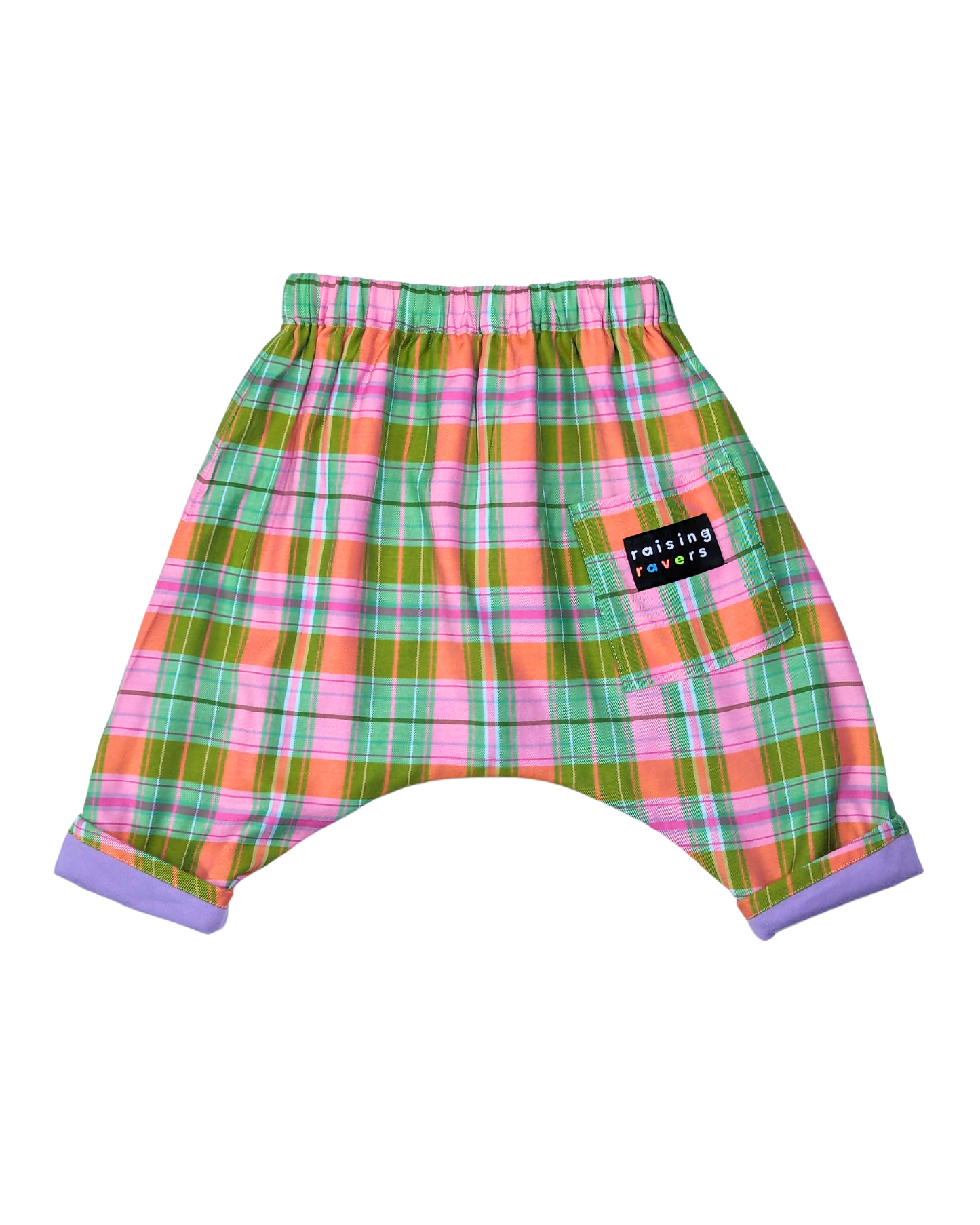 Electric Picnic Rave Pant by Raising Ravers - Neon Colours, Ages 0-2 Years