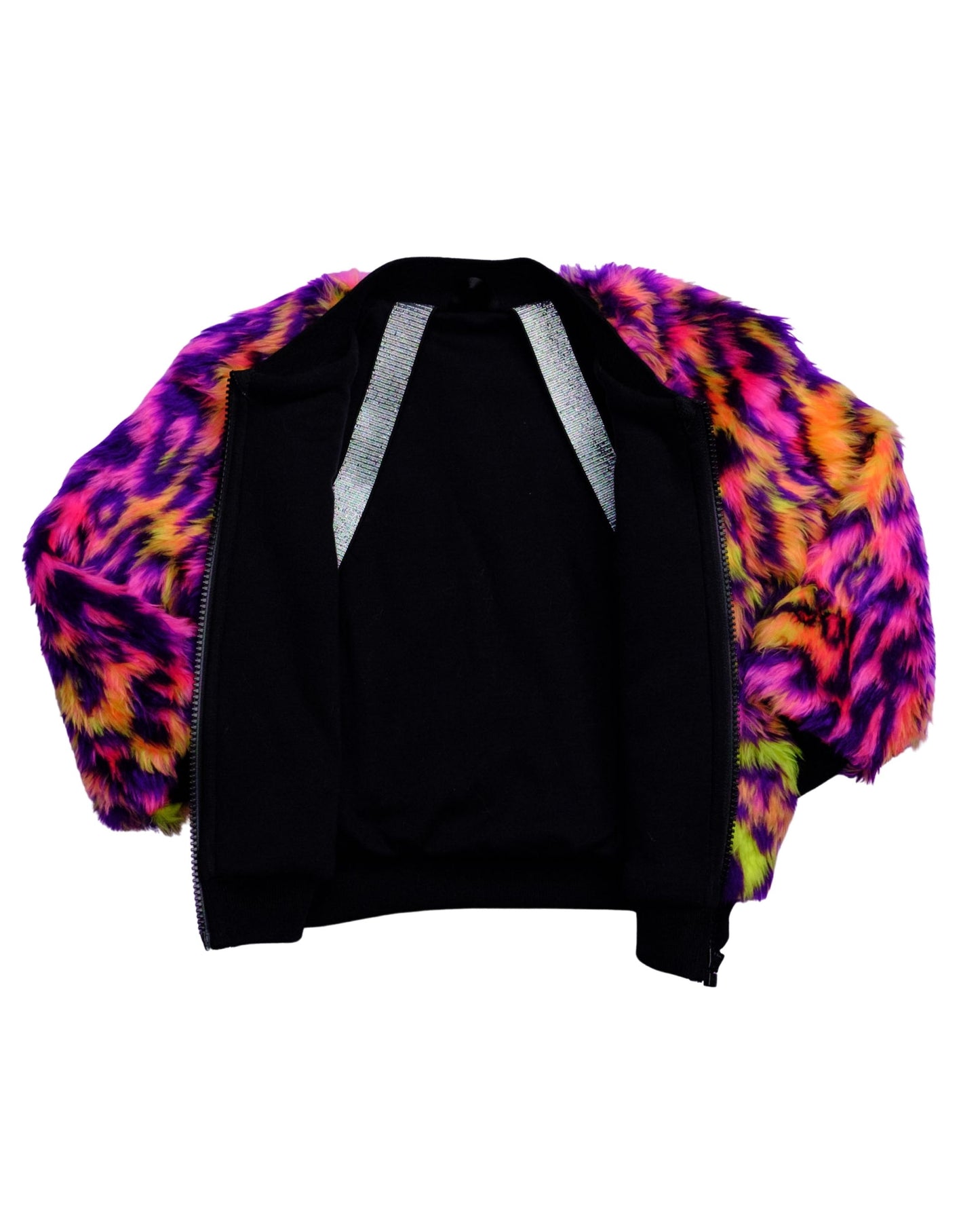 Jungle Boogie Bomber Jacket by Raising Ravers - Leopard Print, Ages 0-12