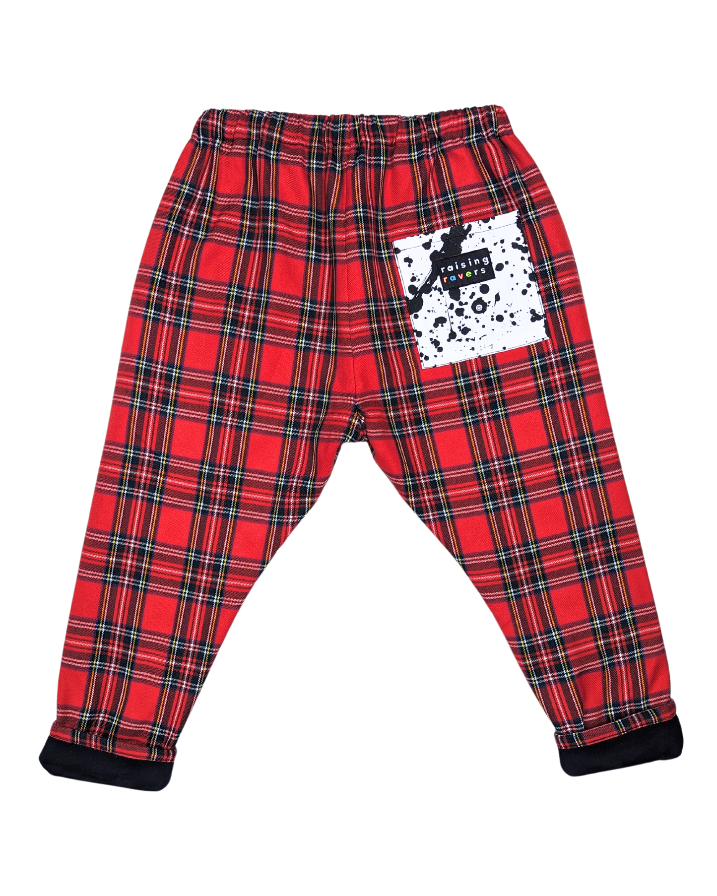 Nardwuar Rave Pant by Raising Ravers - Tartan Pattern, Ages 2-12 Years