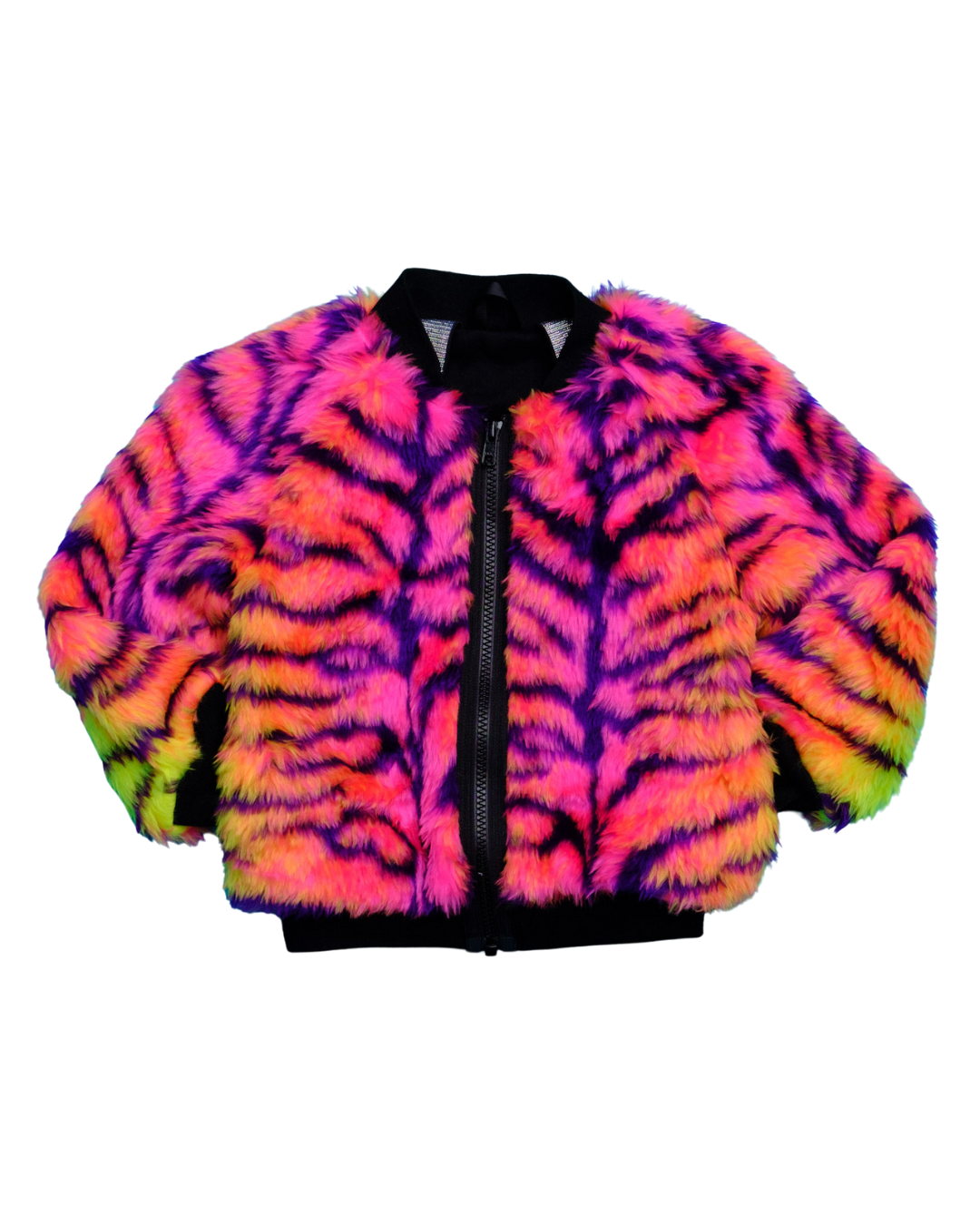 Jungle Boogie Bomber Jacket by Raising Ravers - Tiger Print, Ages 0-12