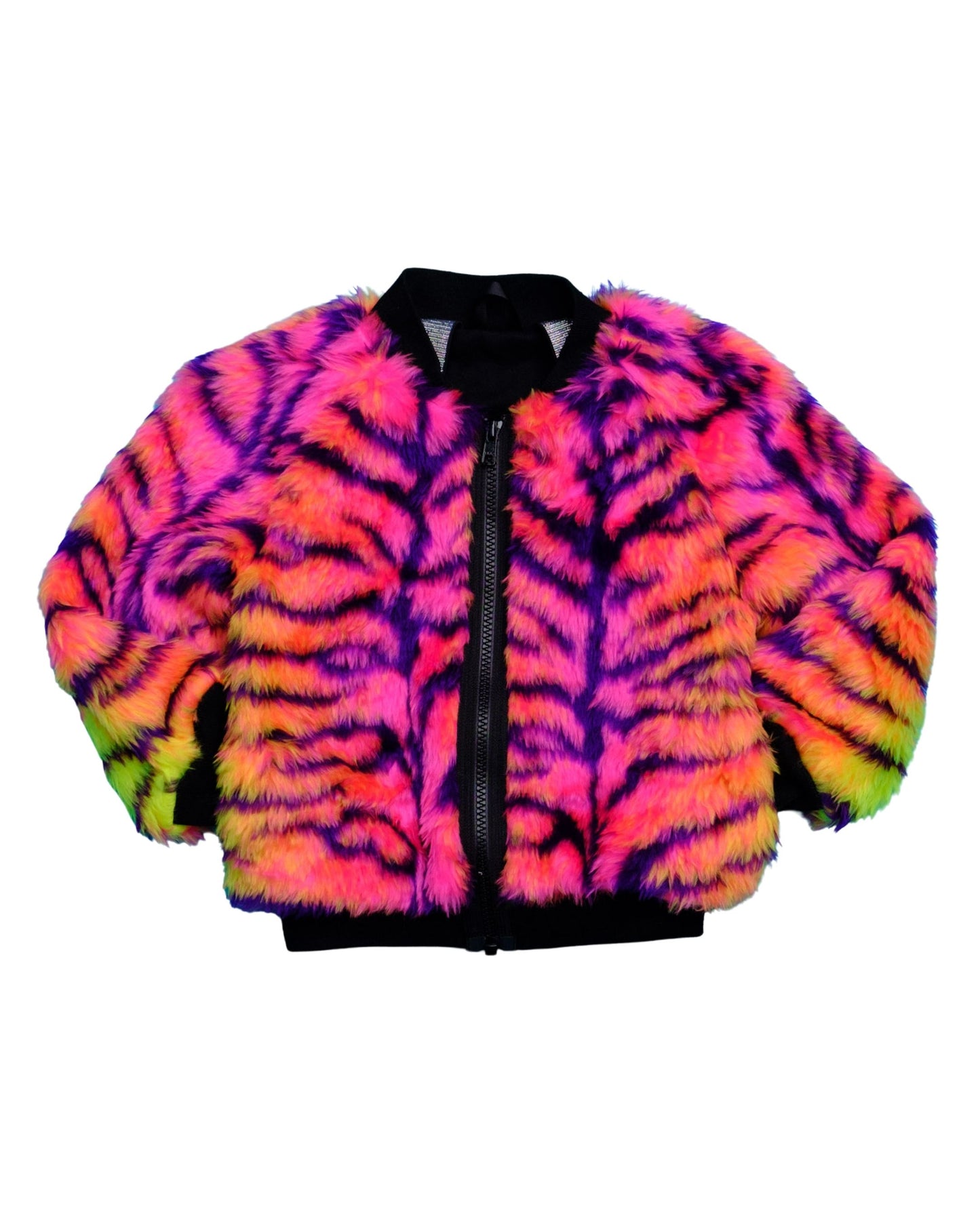 Jungle Boogie Bomber Jacket by Raising Ravers - Tiger Print, Ages 0-12