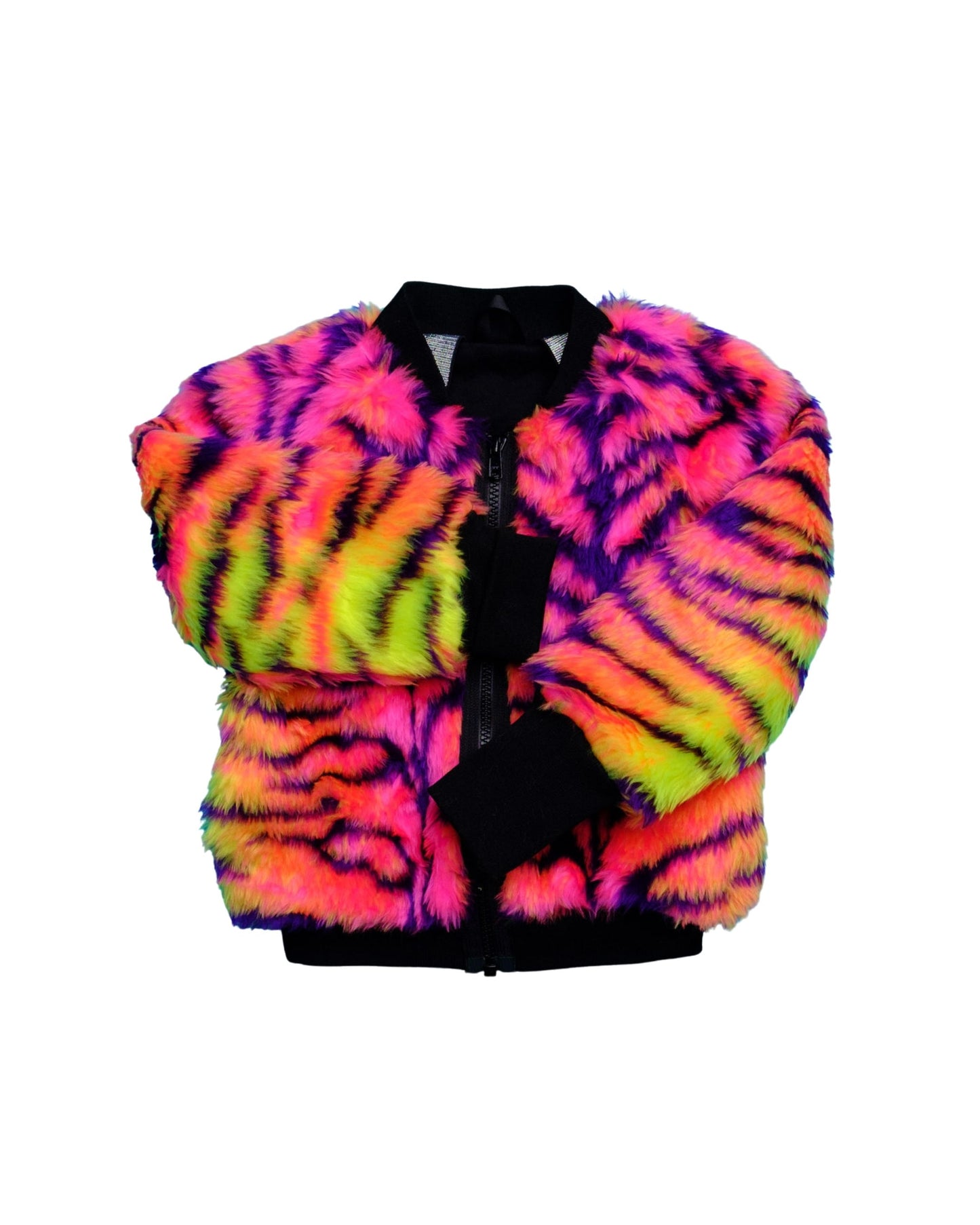 Jungle Boogie Bomber Jacket by Raising Ravers - Tiger Print, Ages 0-12