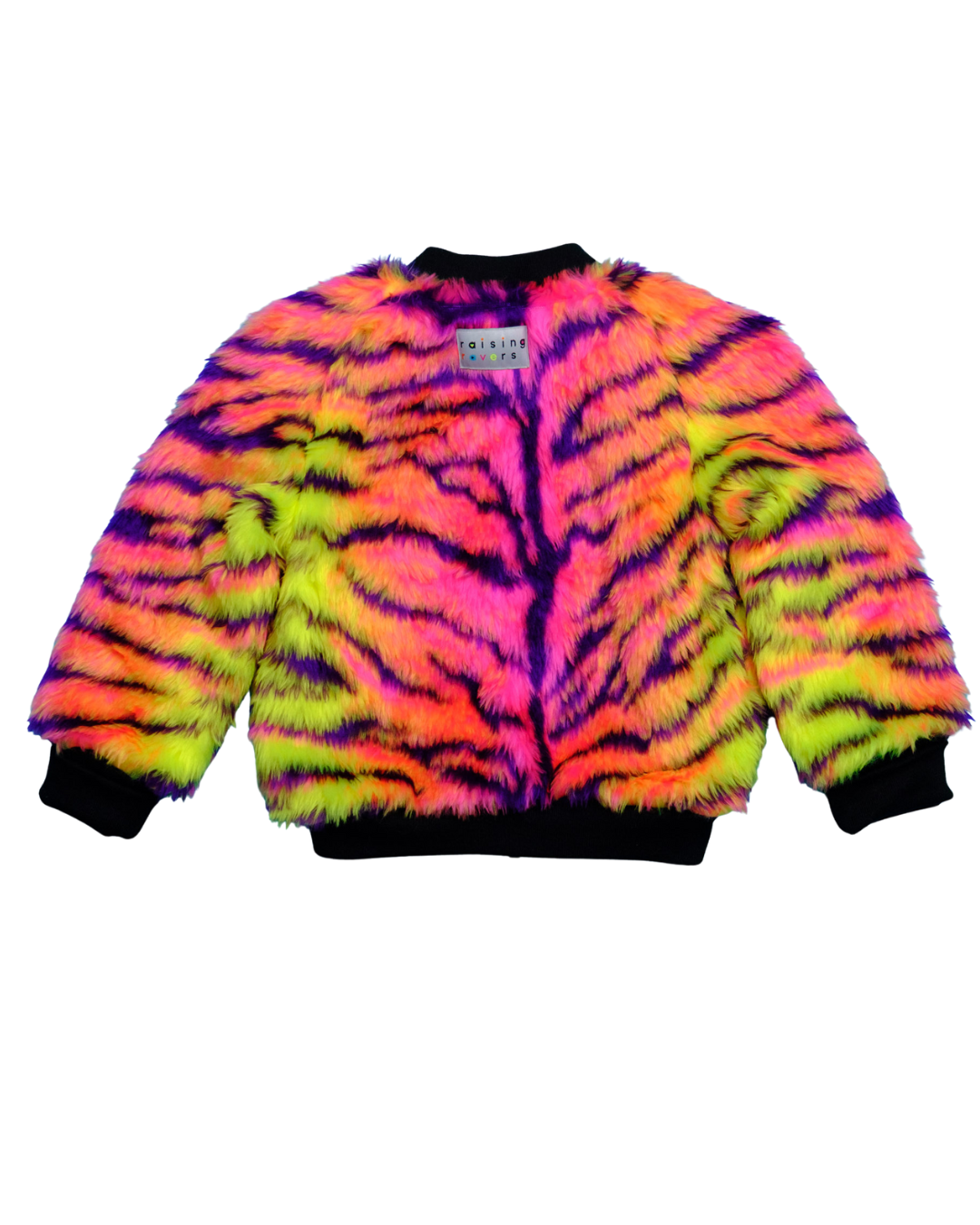 Made to Order - Jungle Boogie Bomber Jacket by Raising Ravers - Tiger Print, Ages 2-12