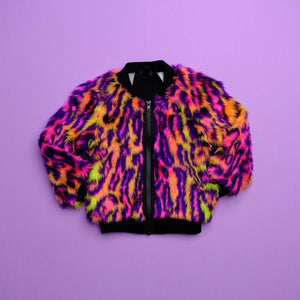 MADE TO ORDER - Jungle Boogie - Leopard Bomber Jacket